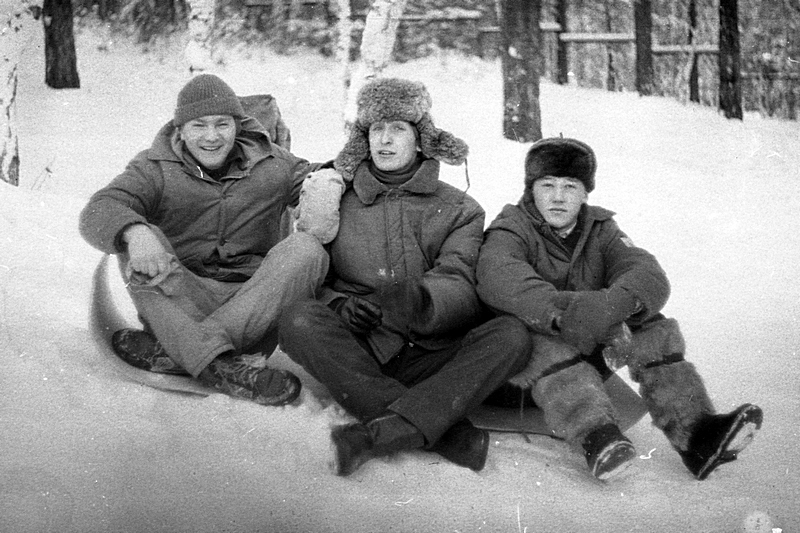 1993 г. Горнолыжка в Олхе.