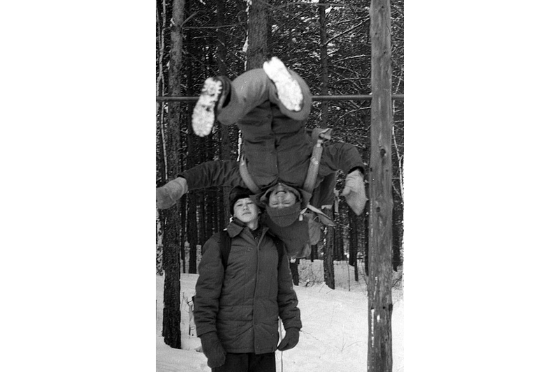 1993 г. Горнолыжка в Олхе.