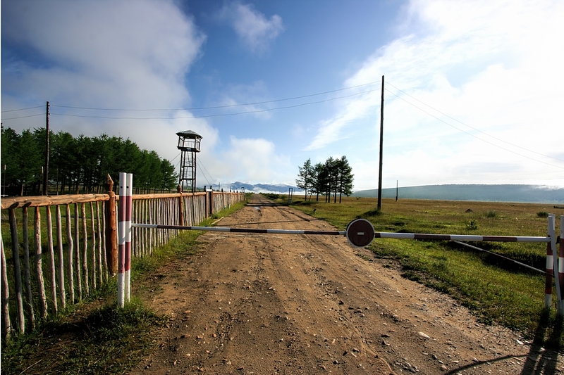 КПП на въезде в национальный парк.
