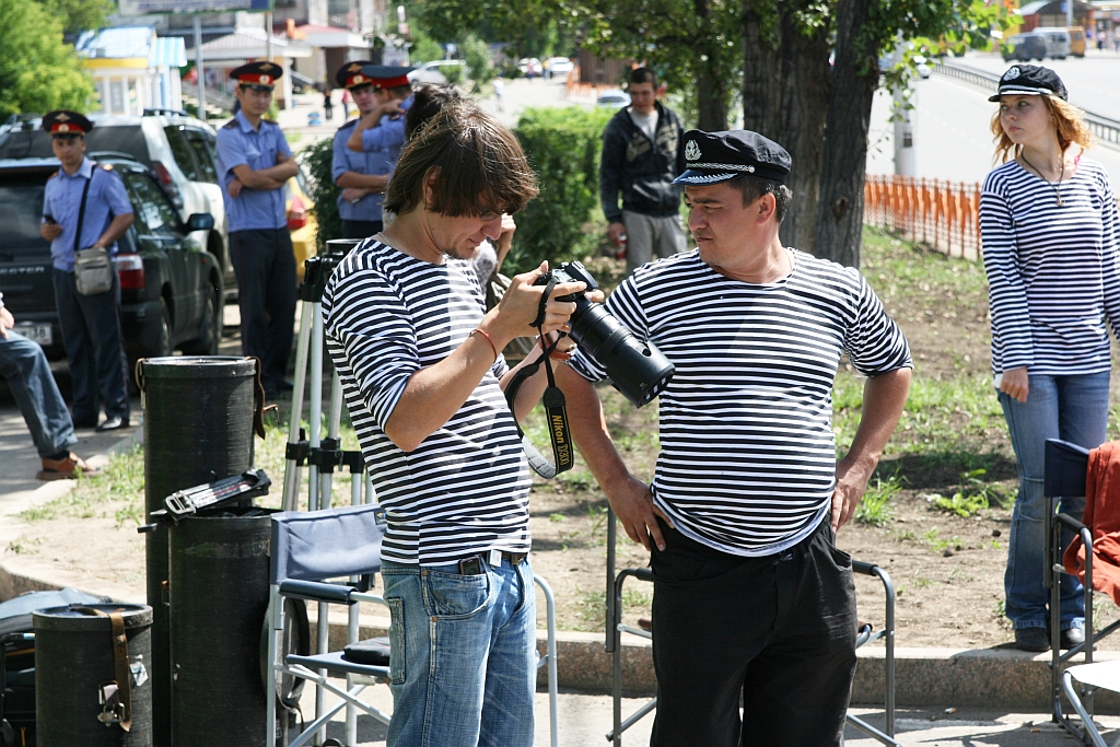 Фотограф Денис и бум-оператор Валентин