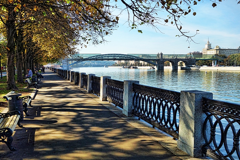 в парке Горького