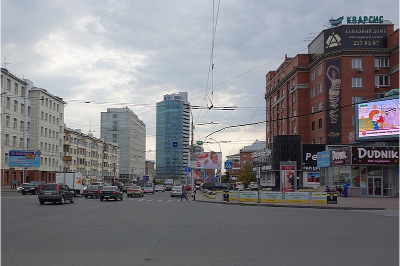 перекресток на Вокзальной Магистрали