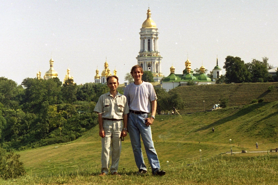 2002 год. Вид на Киево-Печерскую лавру